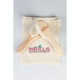 proclis Bebek Saç Fırçası Yeni Doğan Çocuklar Için Doğal Keçi Kılı Fırçası Isim Yazdırılabilir, Tarak Hediye