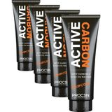 Procsın Aktif Karbon Diş Macunu, Diş Beyazlatıcı & Plak Karşıtı, Nefes Ferahlatıcı & Doğal Formül, Günlük Ağız ve Diş Bakımı, 80 ml (4 Paketi) - Option-1