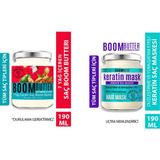 Procsin Boom Butter Herbal Saç Bakım Yağı 190 Ml+Güçlendirici Onarıcı Keratin Saç Maskesi 190 ml