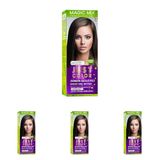 Procsin Magic Mix Color Kıt Parlak Ve Canlı 6.0 Koyu Kumral Kalıcı Saç Boyası Koyu Kumral Unisex (4 paketi)