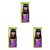 Procsin Magic Mix Color Kıt Parlak Ve Canlı 6.1 Koyu Küllü Kumral Kalıcı Saç Boyası Koyu Küllü Kumral Unisex (3 paketi)