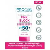 Procsin Pink Block Aydınlatıcı ve Ton Eşitleyici Spf50 50 ml Güneş Kremi