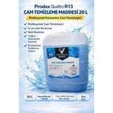 Prodax Quattro R13 Cam Temizleme Maddesi 20 L – Profesyonel Konsantre Cam Temizleyici