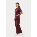 Prodexy Kadın Bordo Cerrahi Nöbet Forma Takım 308 Bordo Bordo Xs