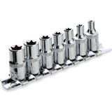 PRODHT 1/4 Star Torx Uçlu Lokma Takımı 7 Parça - Standart - Renkli