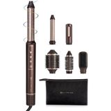 Prodigy Dijital Air Styler, Çok Fonksiyonlu Hava Üflemeli Saç Şekillendirici Fırça - Kahverengi