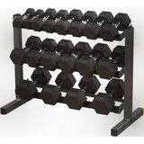 Prodips Dambıl Ağırlık Standı 3 Kademeli Dambıl Rack - Siyah