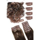 Prodiva Peruk, Çıtçıt, Postiş, Yarımay, Kahkül Klipsleri 65 Adet / 100 Gr Açık Kahve Paket