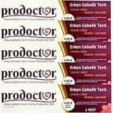 Prodoctor Erken Gebelik Testi x 5 Pratik Hızlı Hijyenik %99.8 Kesin Sonuç