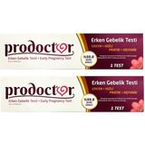 Prodoctor Erken Hamilelik Testi - Tek Kullanımlık, Hızlı Sonuç Veren Alüminyum Folyolu Çubuk (2 Adet)