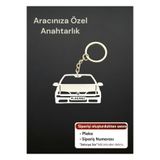 Prodof Kişiye Özel Renault 19 Anahtarlık Paslanmaz Çelik