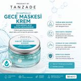 Produkt By Tanzade 3D Kapsüllü Gece Maskesi Kremi 50 ml | Hyaluronic Acid Yoğun Nemlendirici Uyku Maskesi
