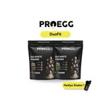 PROEGG DuoFit Paketi Yumurta Akı Protein Tozu / 1 Muzlu + 1 Karamel Bisküvi