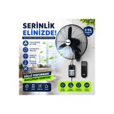Prof Proft Uzaktan Kumandalı Duvar Vantilatörü | Güçlü Rüzgar, Sessiz Motor, Çok Kademeli Hız Ayarı