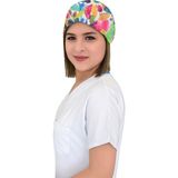 Prof. Üniseks Yeşil Yaprak Baskılı Cerrahi Bone