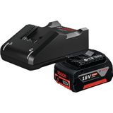 Professional 18 Volt Akü Şarj Cihazı Seti (1 x 4,0 Ah Li-Ion Akü + Gal 18V-40 Şarj Cihazı, Karton Kutuda)