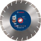 Professional 1x Expert Multimaterial Elmas Kesme Diskleri (Beton, Donatılı Beton, Tuğla, Yumuşak Taş, Ø 300 Mm, Aksesuar Büyük Avuç Taşlama Makinesi)