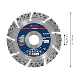 Professional 1x Expert Multimaterial Kesme Diskleri (, Donatılı Beton, Tuğla, Yumuşak Taş, Ø 115 Mm, Aksesuar Küçük Avuç Taşlama Makinesi)