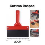 Professional 20 cm Kazıma Raspası – Değiştirilebilir Bıçaklı Duvar, Cam, Zemin ve Boya Kazıma Spatulası