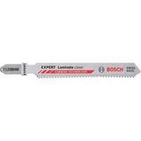 Professional 3x Expert 'laminate Clean' T 128 Bhm Dekupaj Testere Bıçakları (Dolu Laminant, Pvc, Hpl Yüksek Basınçlı Laminant, Uzunluk 92 Mm, Aksesuar Dekupaj Testeresi) - Ahşap - Option-1