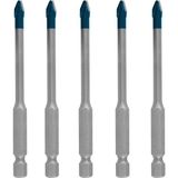 Professional 5 Parça Expert Hex-9 Hardceramic Matkap Ucu Seti (Sert Fayanslar, Ø 5 Mm, Aksesuar D� - Çok Renkli