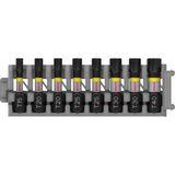 Professional Accessories 8 Parçalı Tornavida Ucu Seti Torx (Impact Control, T Bit - Uzunluk 25 Mm, Pick And Click, Darbeli Matkap Aksesuarı)