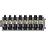 Professional Accessories 8 Parçalı Tornavida Ucu Seti Torx (Impact Control, T Bit - Uzunluk 25 Mm,