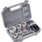 Professional Accessories 9 Parçalı Delik Testeresi Seti Hss Bimetal Elektrikçi (Metal, Ahşap, Çap 20-68 Mm, Matkap Aksesuarı)