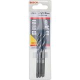 Professional Accessories Cyl/5 Serisi, Blue Granite Turbo Beton Matkap Ucu, 3'lü 5/6/8 Mm, Gri