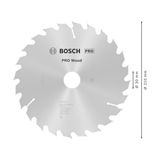Professional Daire Testere Bıçağı, Gri, 210X30X2.8 Mm, 24, 1 Adet - standart