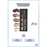 Professional Eyeshadow Mat Ve Işıltılı Toz Göz Far Paleti - 104 Glowing Nudes