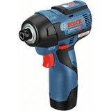 Professional Gdr 12V-110 Akülü Darbeli Somun Sıkma (12 Volt, 2 x 3,0 Ah Akü, Şarj Cihazı, L-Boxx Çanta, 110 Nm Maks. Tork, 1/4" Altıgen Uç Girişi)