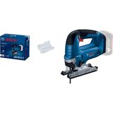 Professional Gst 185 Lı Akülü Dekupaj Testere (18 Volt, Solo, 0-3.500 Strok/dak, Ahşapta Kesme Derinliği: 125 Mm, Karton Kutuda)