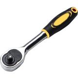 Profesyonel 1/2 Cırcır Kolu 250 mm Paslanmaz Parlak Krom - Seçenek 1 - Mercan