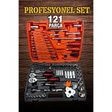 Profesyonel 121 Parca Lokma Takimi 1/2-1/4-3/8 Takim Seti...