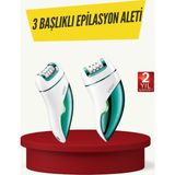 Profesyonel 3 In 1 Epilasyon Cihazı LED Aydınlatmalı Suya Dayanıklı Şarjlı Vgr Epilatör