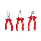 Profesyonel 3-Lü Şeffaf 180 Mm Kombine Set Yankeski-Pense-Kargaburnu