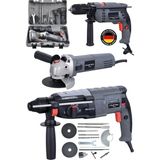 Profesyonel 3'lü Set 2-28 Hilti Matkap + 13 mm Darbeli Matkap Vidalama + 115 mm Taşlama Spiral
