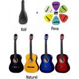 Profesyonel 3m Klasik Gitar 4/4 Tam Boy Seti, Müzik Tutkunlarına Özel - Seçenek 1 - Ahşap - Bej