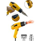 Profesyonel 4800 Watt Darbeye Dayanıklı Kademeli Sıcak Hava Tabancası Hediyeli Ürün.