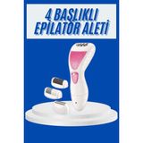 Profesyonel 4İn1 Çok Amaçlı Epilasyon Aleti Şarjlı Pratik Taşınabilir
