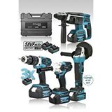 Profesyonel 4'lü Set 2-26 Şarjlı Hilti-Şarjlı TAŞLAMA-13MM Şarjlı Darbeli Matkap-