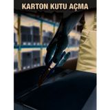 Profesyonel 5’Li Metal Falçata Seti Çelik Gövdeli Maket Bıçağı Koli Ve Karton Kesici
