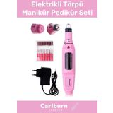 Profesyonel 6 Başlıklı Bakım 9V Elektrikli Törpü Tırnak Ayak Nasır Mantar Manikür Pedikür Seti