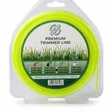 Profesyonel 6 Köşe Tırpan Misinası, 3.30 mm x 43 Metre Altıgen Yeşil Ot Biçme Teli - Bahçe, Çalı ve Yabani Ot Kesimi İçin Ekstra Dayanıklı