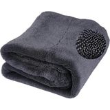 Profesyonel 60X90CM 1200GSM Ultra Kalın Mikrofiber Araç Kurulama Havlusu Oto Yıkama Bezi Kurutma - Standart