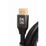 Profesyonel 8K Hdmı Kablo – 2.1 Versiyon, 48Gbps Hız, Hdr10+ Ve Dolby Atmos Destekli Ultra Net Görüntü 1-5 Metre (Yk-3569)