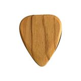 Profesyonel Ahşap Gitar Ukulele Penası Wooden Guitar Picks - Açık Kahve