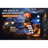 Profesyonel Arcade Stick Ateri Retro Arcade Gaming Konsolu Pc/Laptop İçin – 4600+ Oyun | 37 Cm