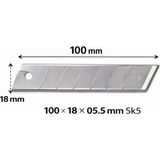 Profesyonel Cam Kazıma Bıçağı, Sk5 Çelik Keskin Uç, Abs Ergonomik Sap, 100X18 Mm, 2 Yedek Bıçaklı Cam ve Yüzey Temizleme Aparatı - 0,01 gr